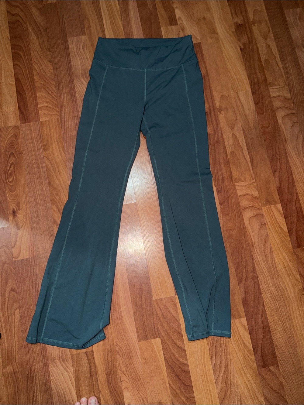 Fabletica Dark Teal Flare Leg Activewear Pants